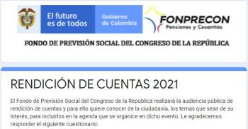 Audiencia de rendición Fonprecon 2020-2021