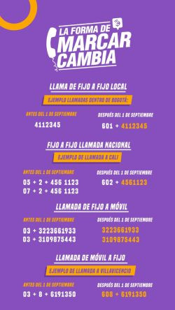 marcación única nacional